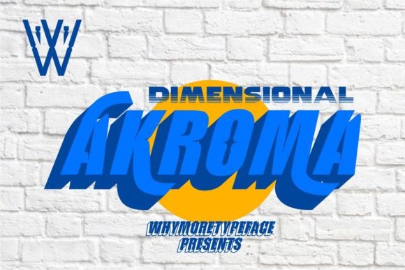 Akroma Font for Creative Makers