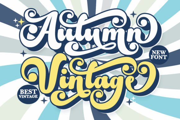 Autumn Vintage Font for Business Branding