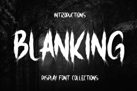 Blanking: A Bold Display Font for Creative Projects