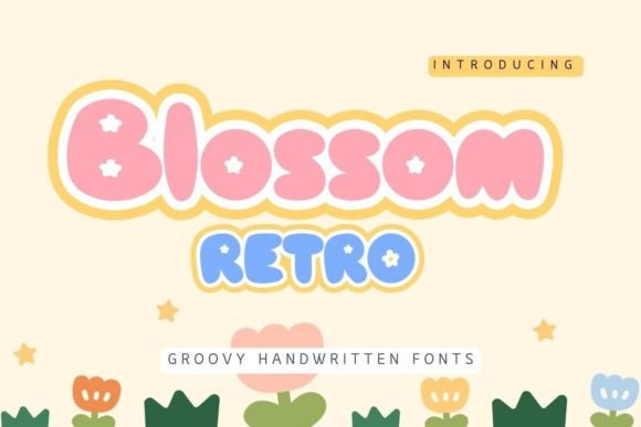 Blossom Retro Font
