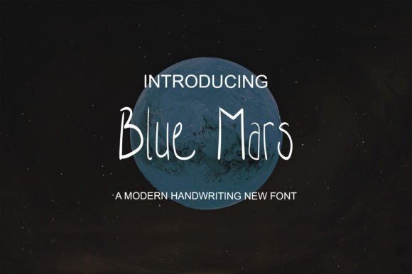 Blue Mars Font for Creative Design