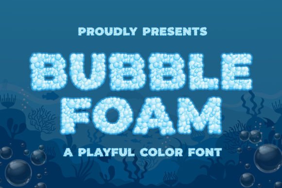 Bubble Foam Font for Creative Projects