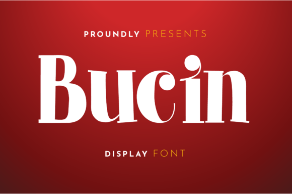 Bucin Font – Bold Display Type