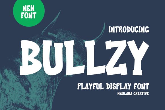 Bullzy Font for Creative Branding