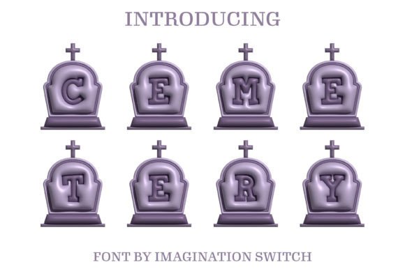Cemetery Inflated: A Bold Typographic Statement
