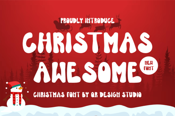 Christmas Awesome Font