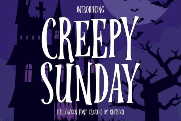 Creepy Sunday Font for Bold Design