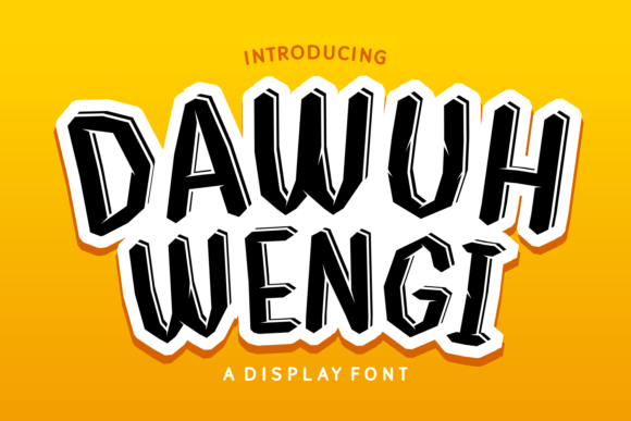 Dawuh Wengi Font for Creative Makers