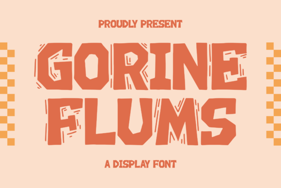 Gorine Flums: A Joyful Display Font