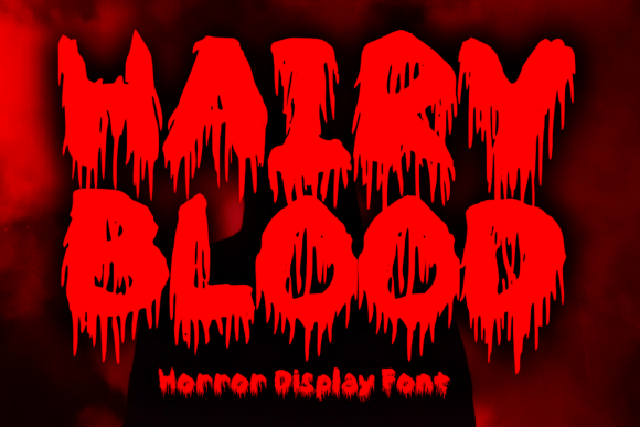 Hairy Blood Font for Bold Branding