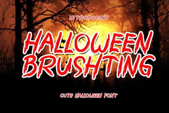 Halloween Brushting Font Review