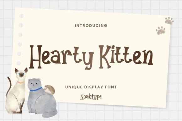 Hearty Kitten Font for Creative Projects