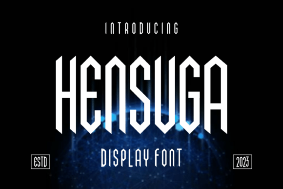 Hensuga: A Bold Font for Digital Campaigns