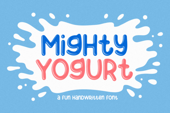 Mighty Yogurt Font for Web Design
