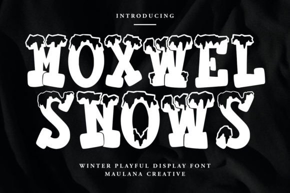 Moxwel Snows Font for Creative Campaigns