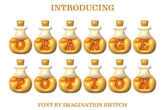 Orange Potion Inflated Font