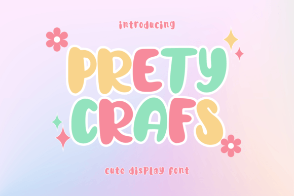 Prety Crafs Font for Creative Design