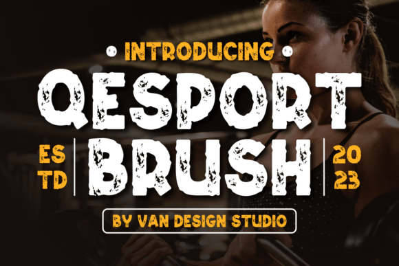 Qesport Brush Font
