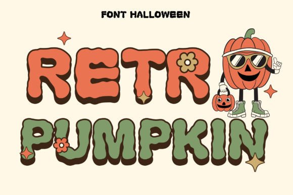 Retro Pumpkin Font for Creative Brands