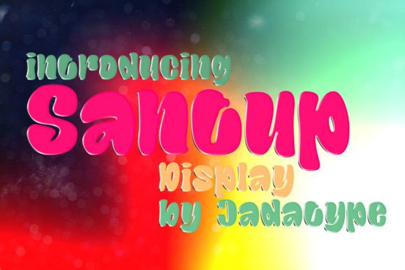 Santup Font for Business Branding