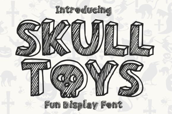 Skull Toys Font for Creative Brands
