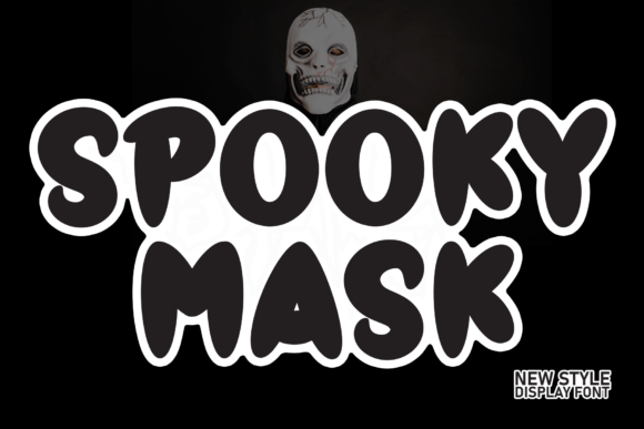 Spooky Mask Font for Web Design