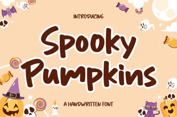 Spooky Pumpkins Font for Halloween Campaigns