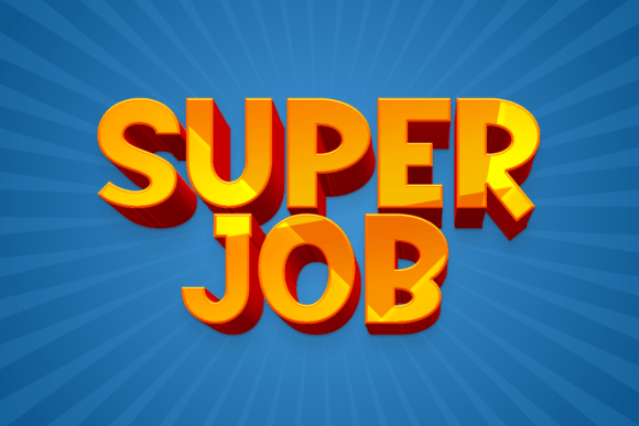 Super Job Font for Web Design