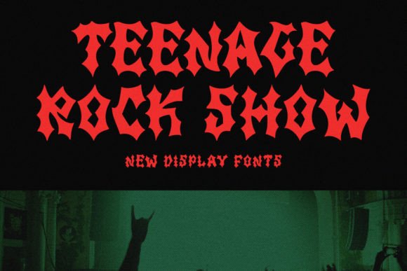 Teenage Rock Show Font