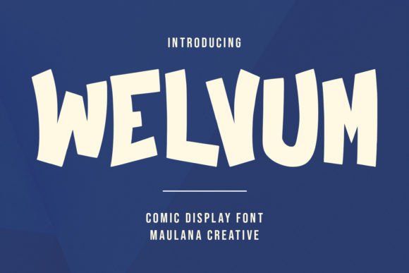 Welvum: Bold Display Font
