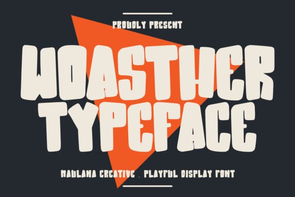 Woasther: A Joyful Display Font for Web Design